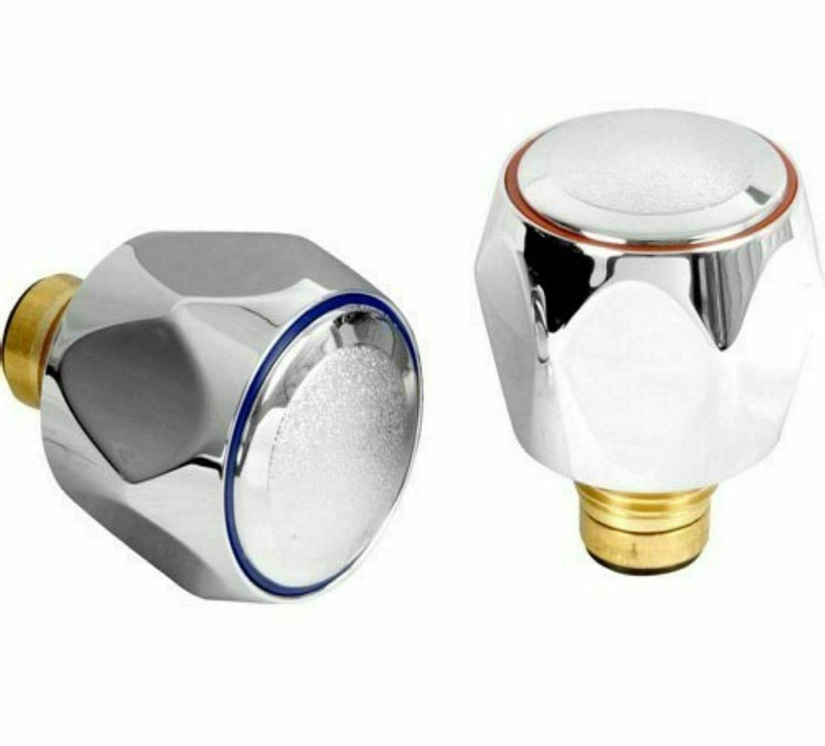 SnelShoppen - Contracthandgreep Wastafelkraan Reviver Kit Vervangende Kraankop met Cartridge 1/2 Inch Chroom Warm en Koud voor Keuken en Badkamer