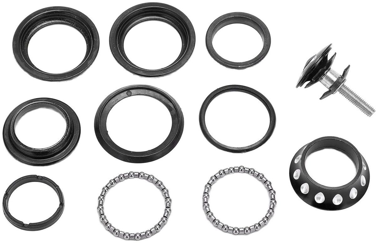 Kleurrijke metalen dropvormige tapered headset set met 44mm diameter voor mountainbikes en fietsen