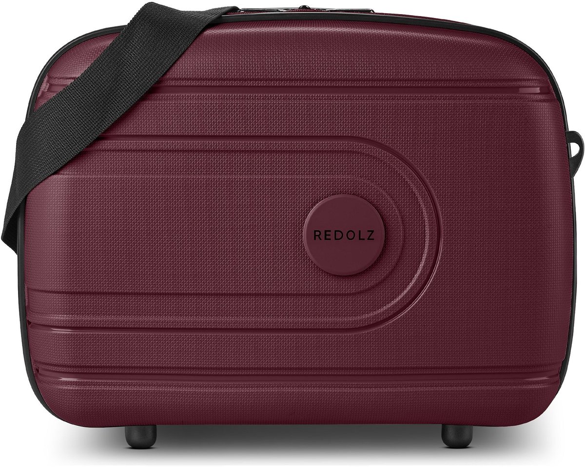 Redolz Essentials 11 Beautycase 34 cm - 14 L - Ritssluiting - burgundy