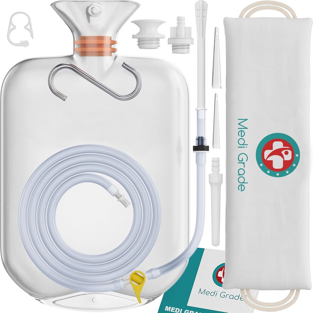 dissection kit - Enema Set - Medisch Siliconen - Herbruikbaar en gebruiksvriendelijk - Inclusief accessoires - Voor Thuisgebruik