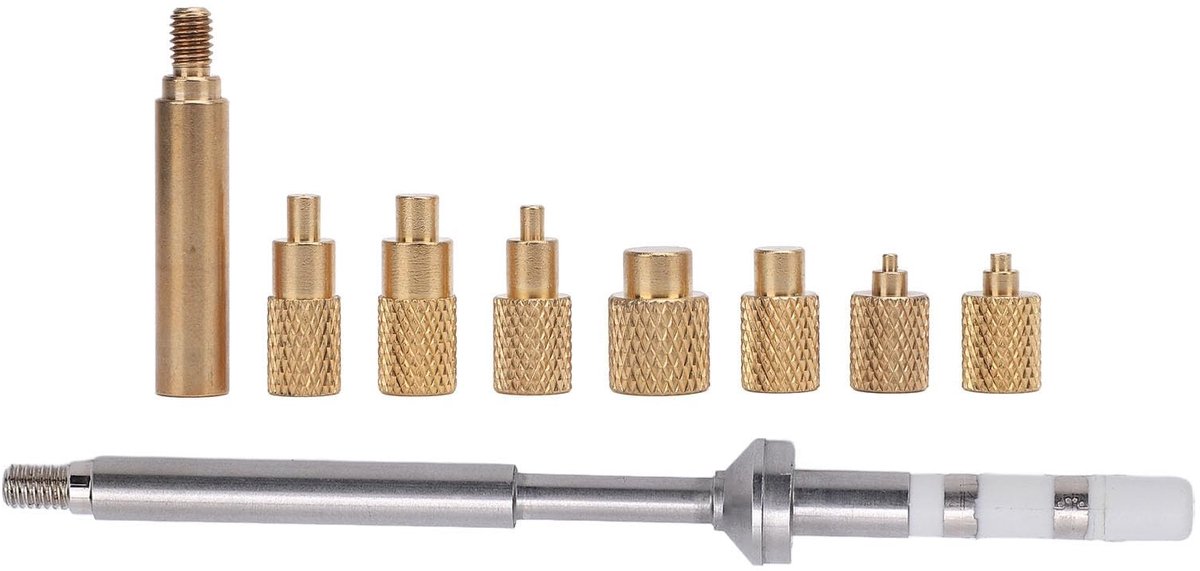 Dailygoods - Messing Moer Inserts met Verwarmingskop Adapters voor Soldeerbouten