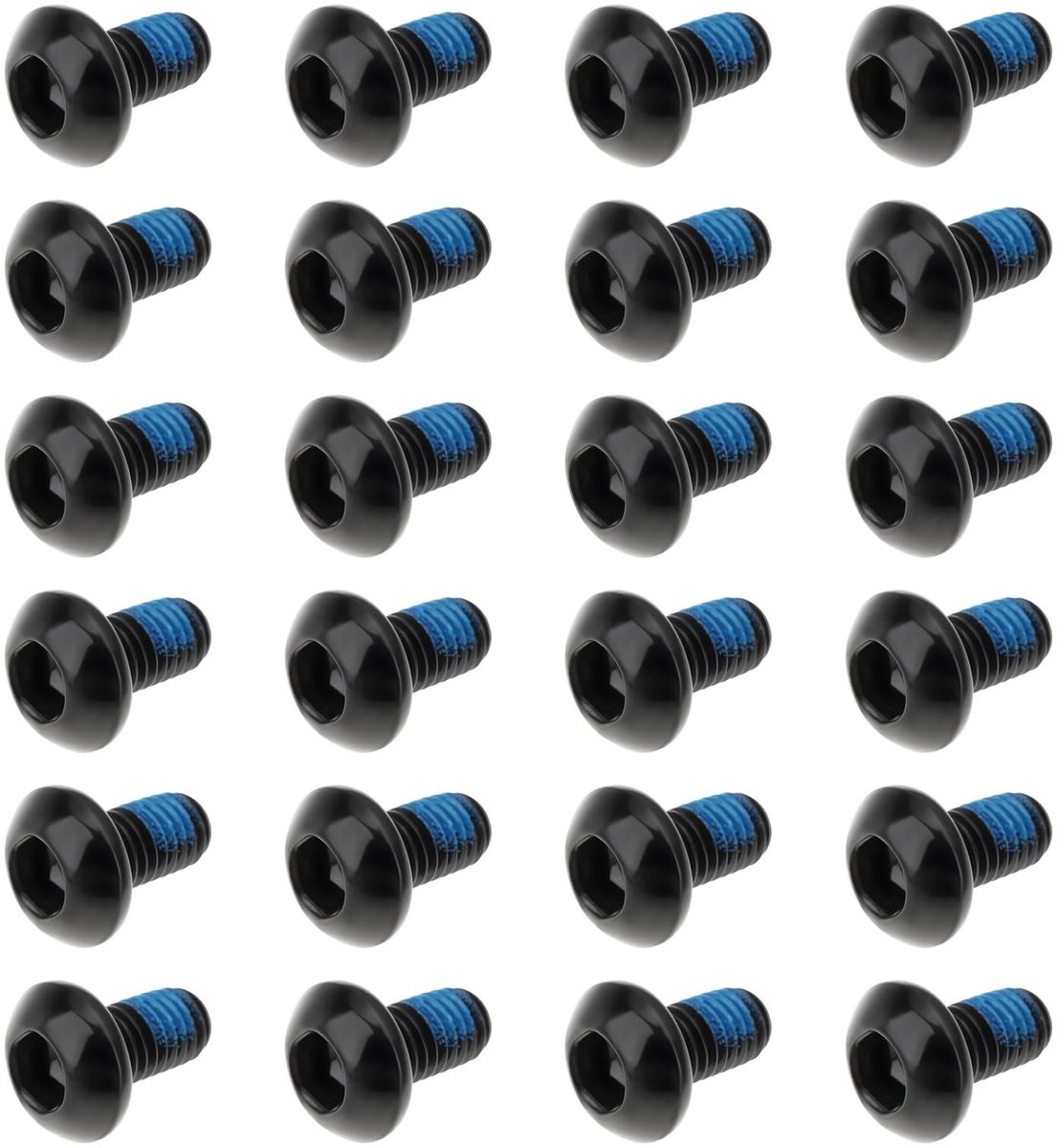 Dailygoods- Schijfrem Rotor Bouten - 24 Stuks - M5x9mm - Staal - Compatibel met MTB - Voor stevige bevestiging - Rotorbouten