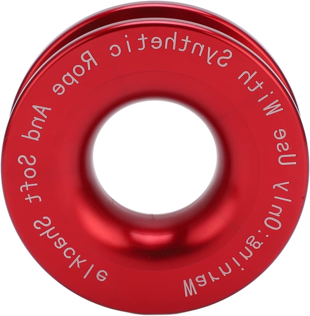 Snatch Ring voor Winch Recovery, 41000lbs Breeksterkte, Geschikt voor Soft Shackles en Touwen van 3/16in tot 3/8in