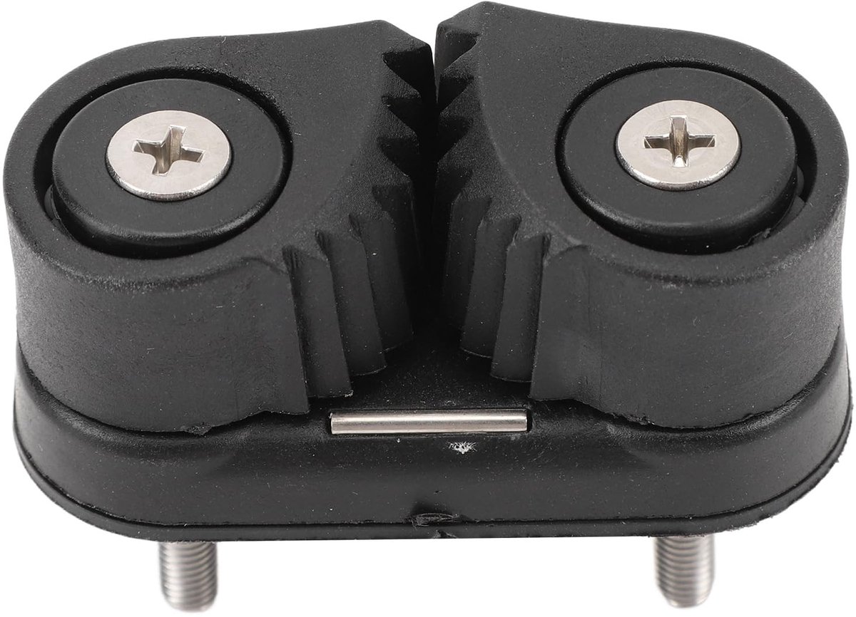 Dailygoods- Cam Cleat met Uitlopende Ingang - Boorklem - Draadgeleidingsring - Veilig Lijnbeheer - Eenvoudig Onderhoud - Maximale Houdkracht - Bootklem