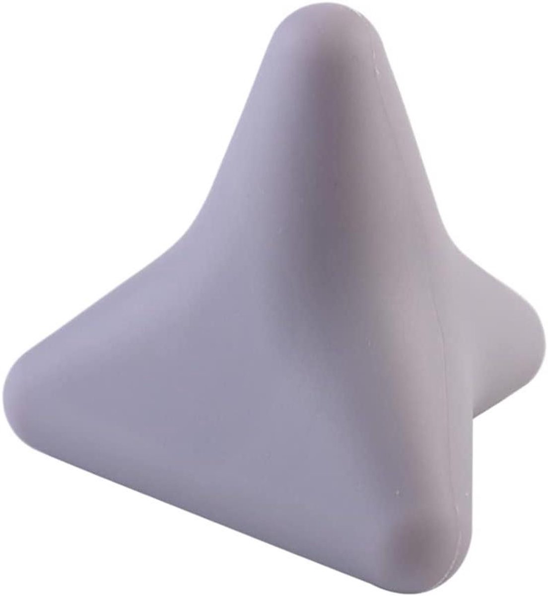 Massage Kegel - Spierroller - Spieren Ontspannen - Stevige Siliconen - 7 cm - Grijs