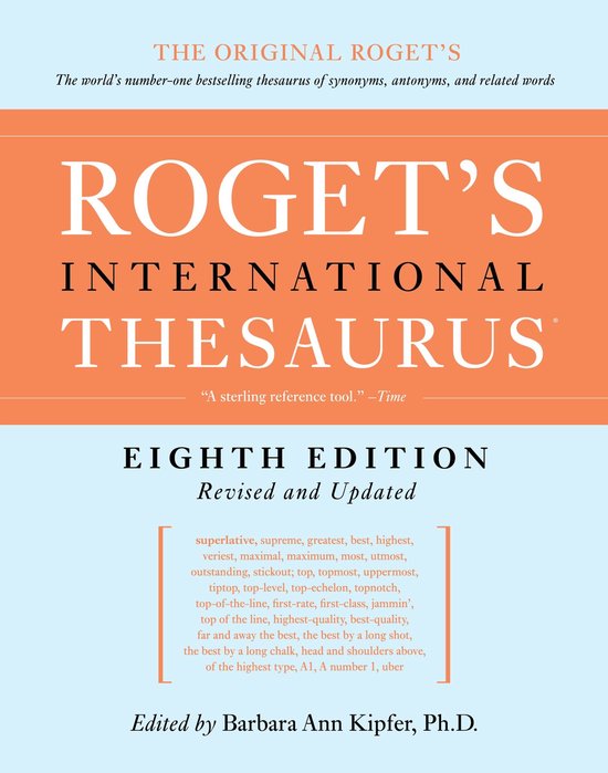 Roget's International Thesaurus, 8th Edition [Thumb Indexed] - cover