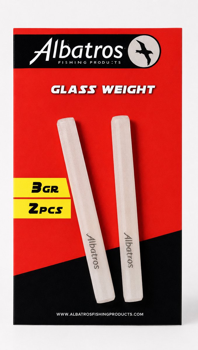 Albatros Trout glass weight voor forelvissen met dobber 3 Gram