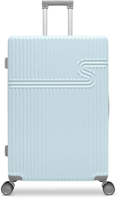 Koffer groot 76x51x28 cm - Reiskoffer met wielen - TSA Slot - 86L - Signature koffer Soft Lime