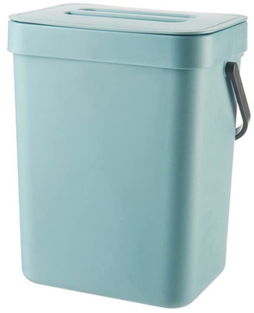 Kleine Keukencompostbak van 3L, Duurzaam PP-materiaal, Efficiënt Drukringontwerp voor Afvalcompostering en Keukenorganisatie