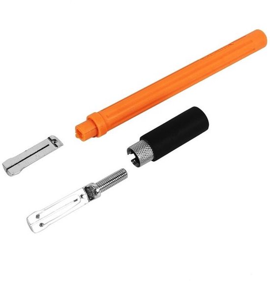 Hobbyset - Multifunctionele mini zaagset - Lichtgewicht - Ambachtmes - Doe-het-zelf modelgereedschap - Geschikt voor kunststof - Oranje — afbeelding 2