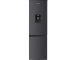 Heinner HCNF-HM291INVDGWDE++ Koel-vriescombinatie Antracietgrijs – 291 L – No Frost met Waterdispenser – Vrijstaand – Vingerafdrukbestendig – 5 Jaar Garantie
