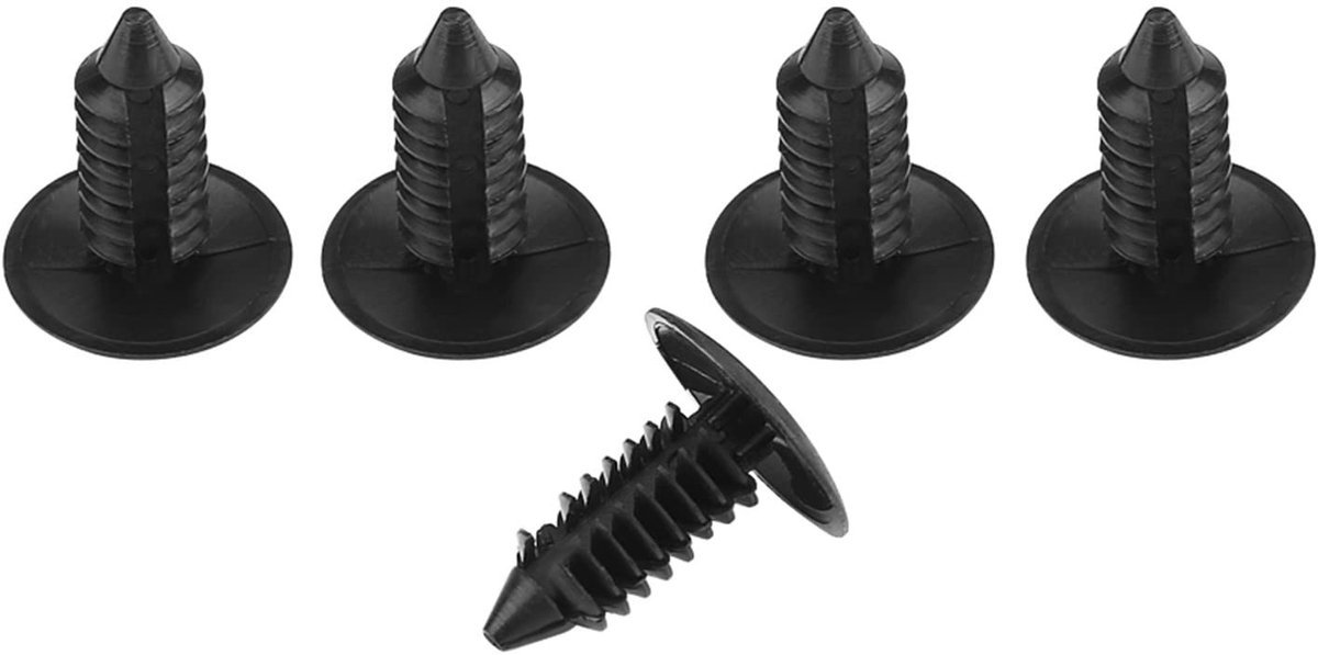 Dailygoods- Klinknagels 240pcs - Bevestigingsmiddelen - Nylon - Universele Push-Type Clips - Slijtvast - Hoogwaardige Kwaliteit - Bevestigingsclips
