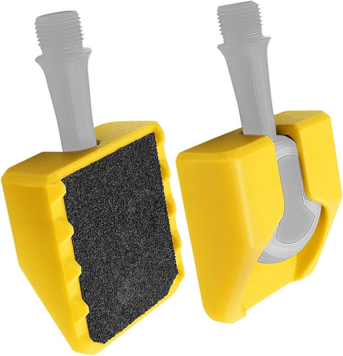 Pedaal Adapters - Fiets Accessoires - Fietsen Verbeteren - Anti-slip Textuur - 60x60x23.5mm - Geel