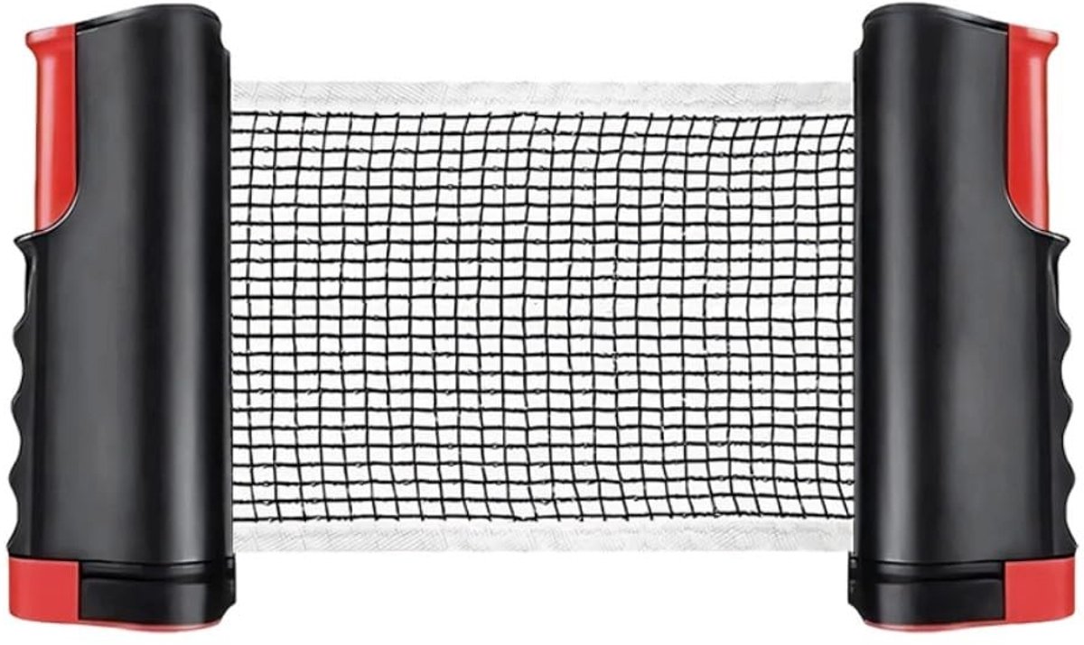 Solidchoice- Tafeltennistafel Intrekbaar - Draagbaar Pingpongnet - Klembeugel voor Tafel - Flexibel Gebruik - Eenvoudig te Installeren - Voor Tafel met Dikte tot 5 cm