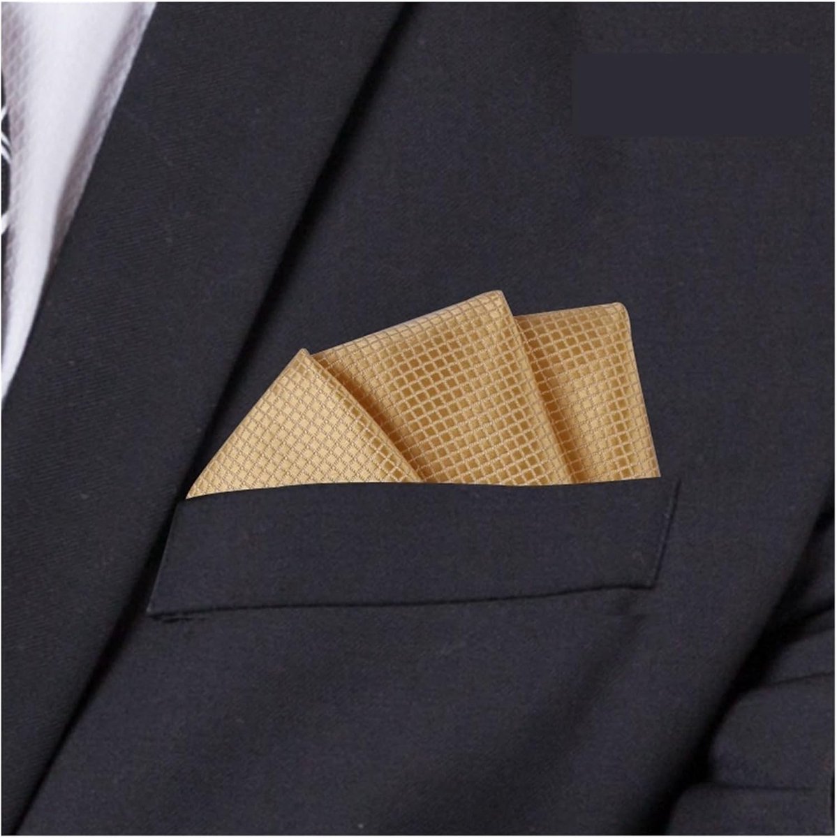 Zakdoeken Stof - Herendekens - Accessoire - Zacht en ademend - 22x22 cm - Klassiek ruit