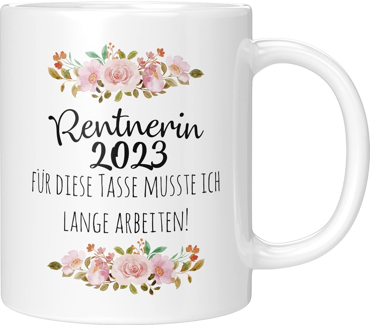 Keramische Koffiemok - Origineel Pensioen Cadeau - Wit