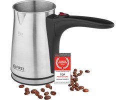 TZS First Austria Turkse Koffiemachine - Turkse Koffieapparaat - 350ml - Turkish Coffee Maker - 800W - RVS