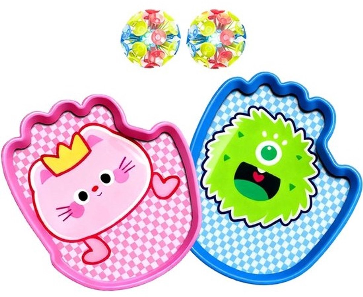 Gooi en Vang Bal Set - Vangbal Spel - Gezinsplezier - Verbeterde Veiligheidsfunctie - 40 x 20 x 5 cm