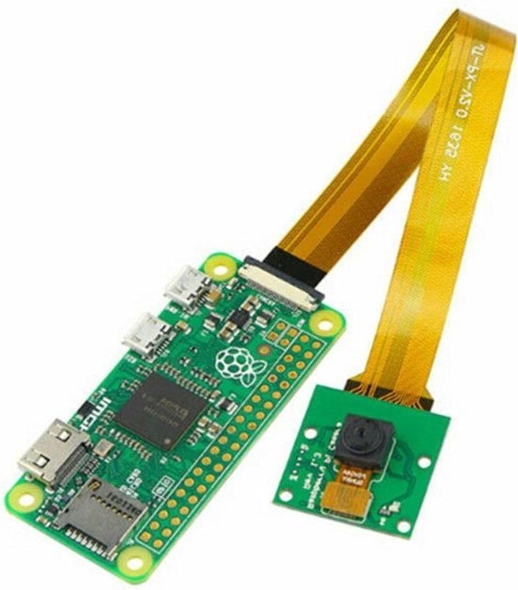 Camera Module Board - Raspberry Pi Camera - Project Ontwikkeling - 500 Megapixel Sensor - 15 cm Kabel - Zwart