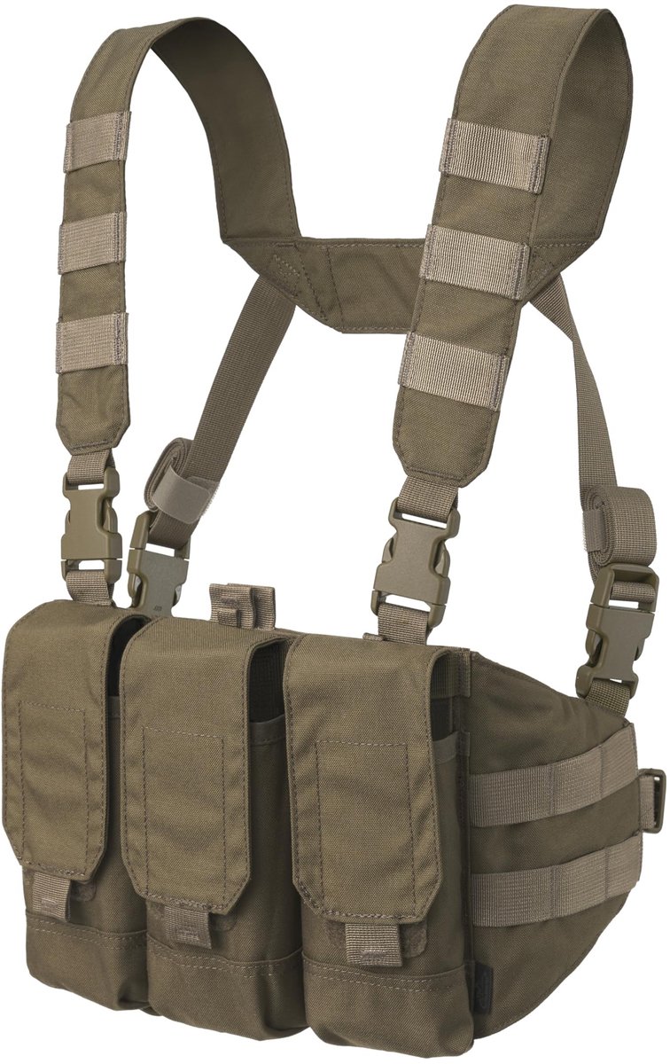 Chicom Chest Rig - Lichtgewicht en veelzijdig - Ral 7013 Brown Grey