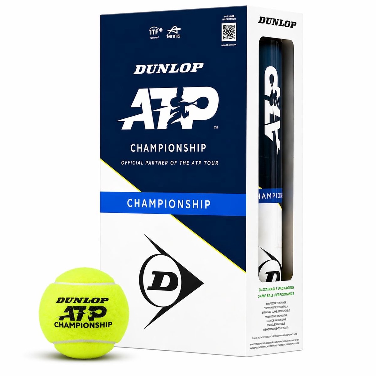 Tennisballen - Championship - Voor Zand, Hardcourt en Gras - 8 Stuks