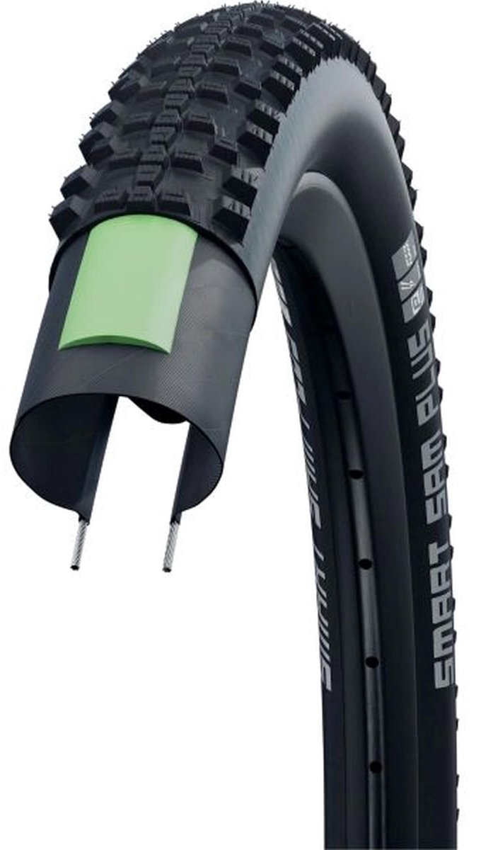 Mountainbike Banden - 26 x 2.35, Zwart-Reflex