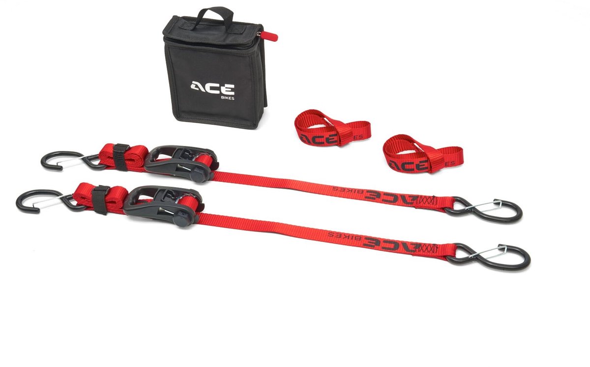 Ratchet Pro Spanband Set - Rood/Zwart