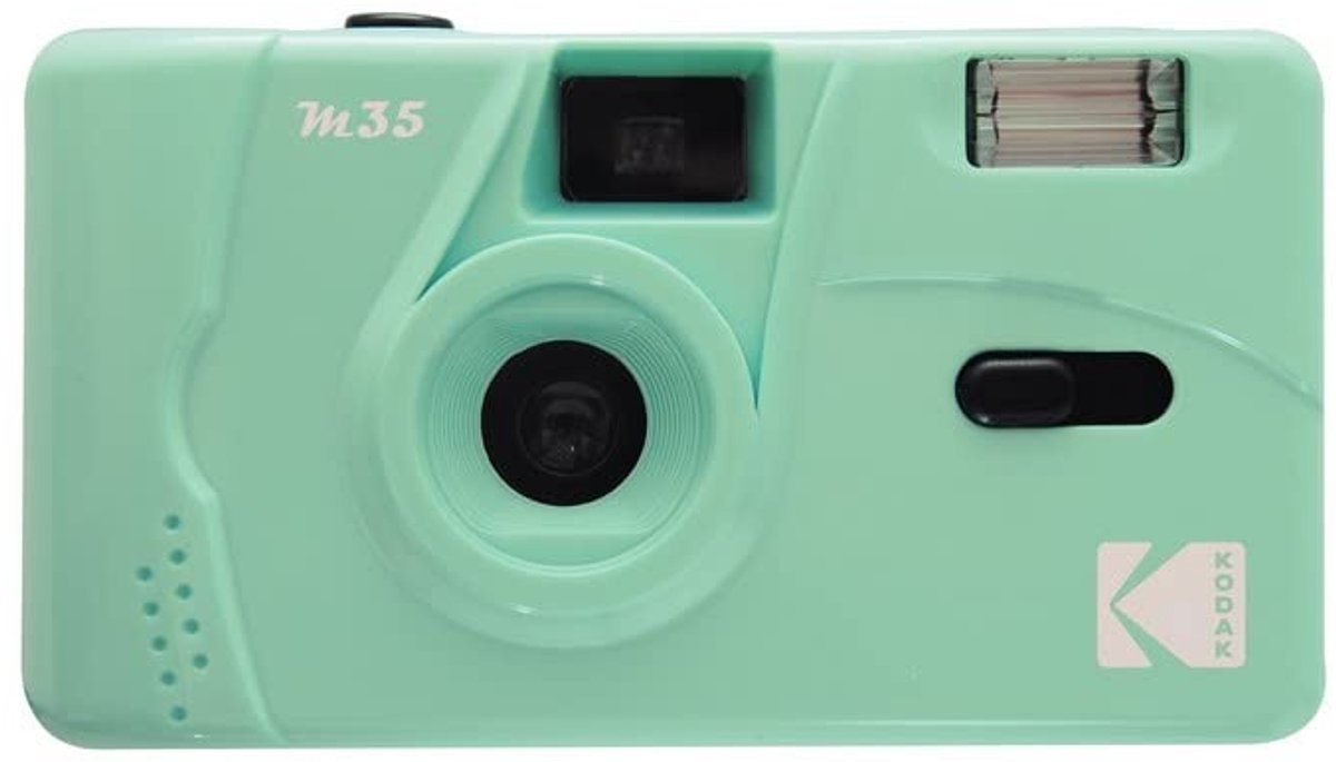 Oplaadbare camera met 35mm film - Mint groen