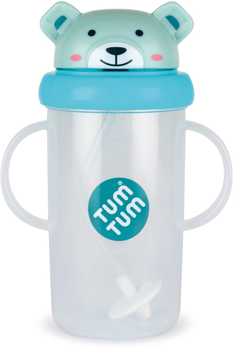 Sippy Cup voor peuters - Vrije stroming zonder ventiel - Boris Bear 300 ml