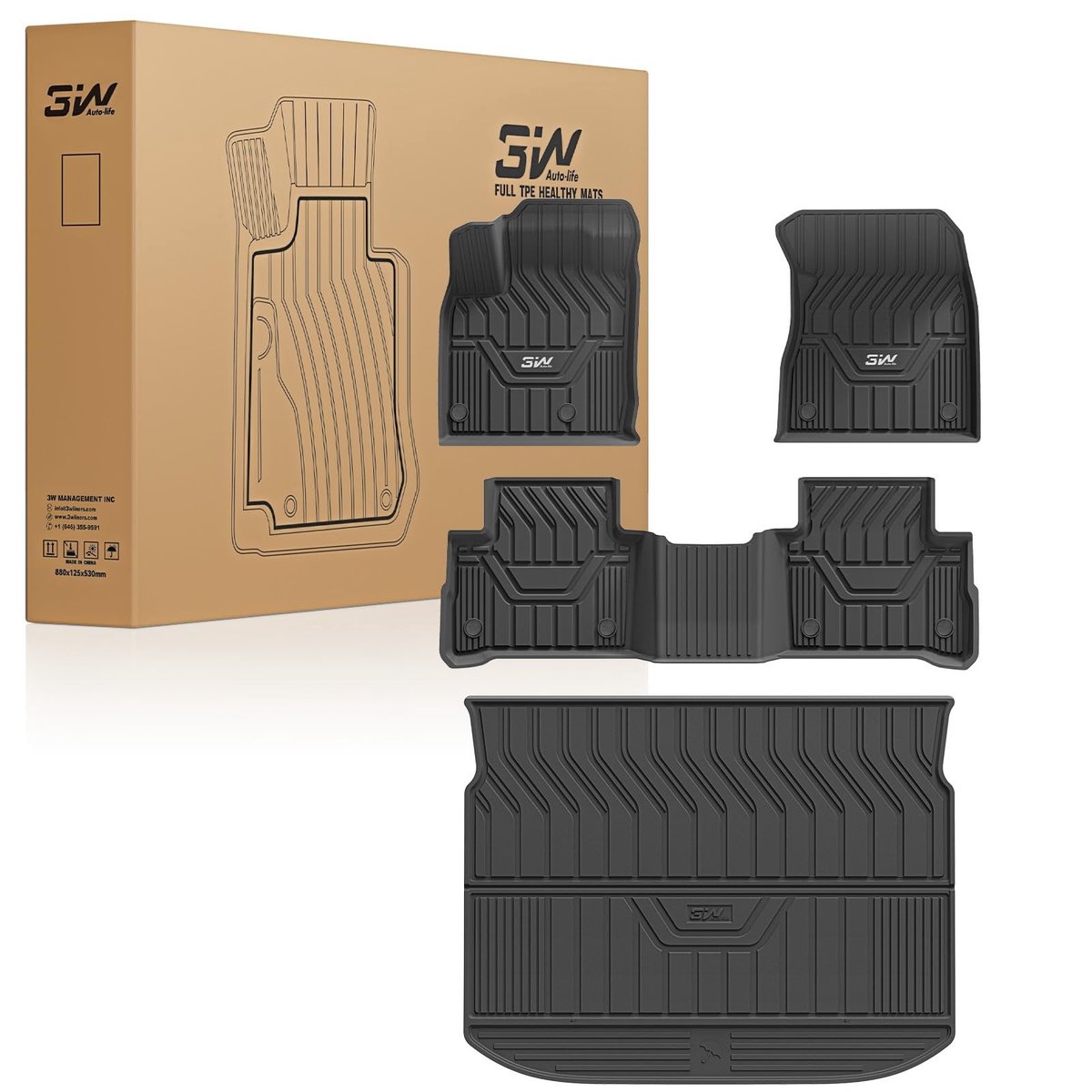 Set van 4 Vloermatten voor Nissan Qashqai J12 2021-2025 - Waterdicht en Hondvriendelijk