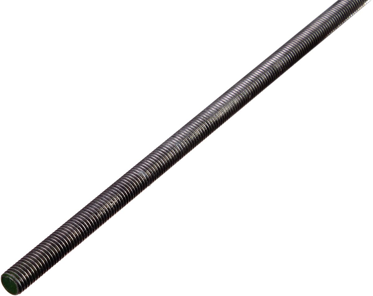 Draadstang van roestvrij staal - Lengte 1000 mm - M10