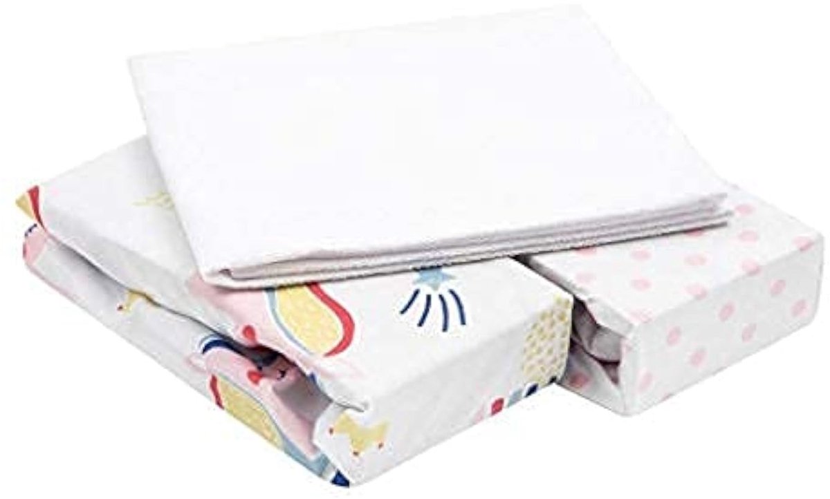 Fitted Sheets Set - 3 Stuks - 100% Katoen - 50 x 83 cm