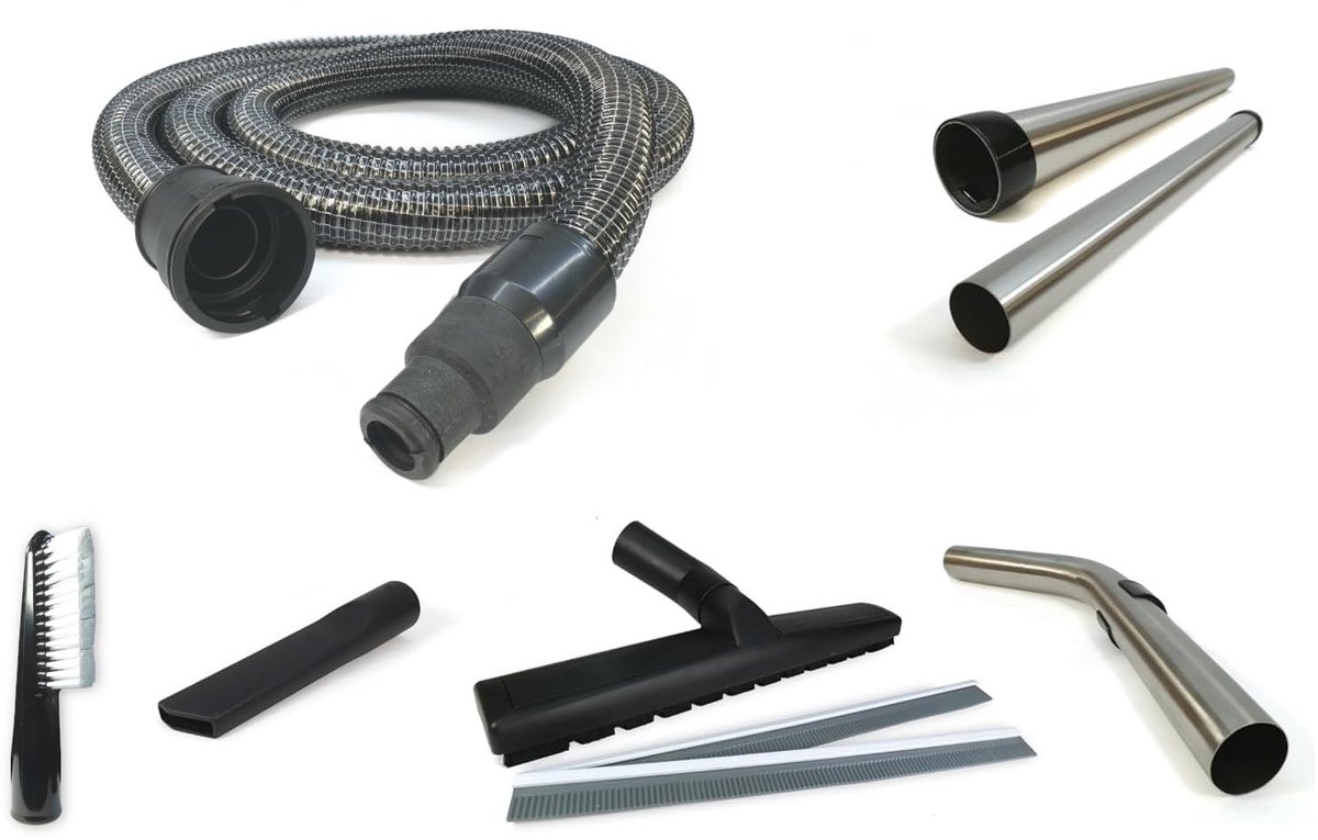 PVC-weefselslang set met gereedschapsmof en sproeiers - 3 meter lang