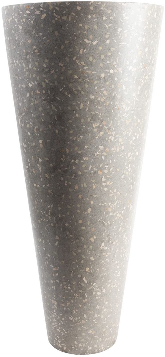 Staande Wastafel met Terrazzo - Grijs en Crème - 90 cm
