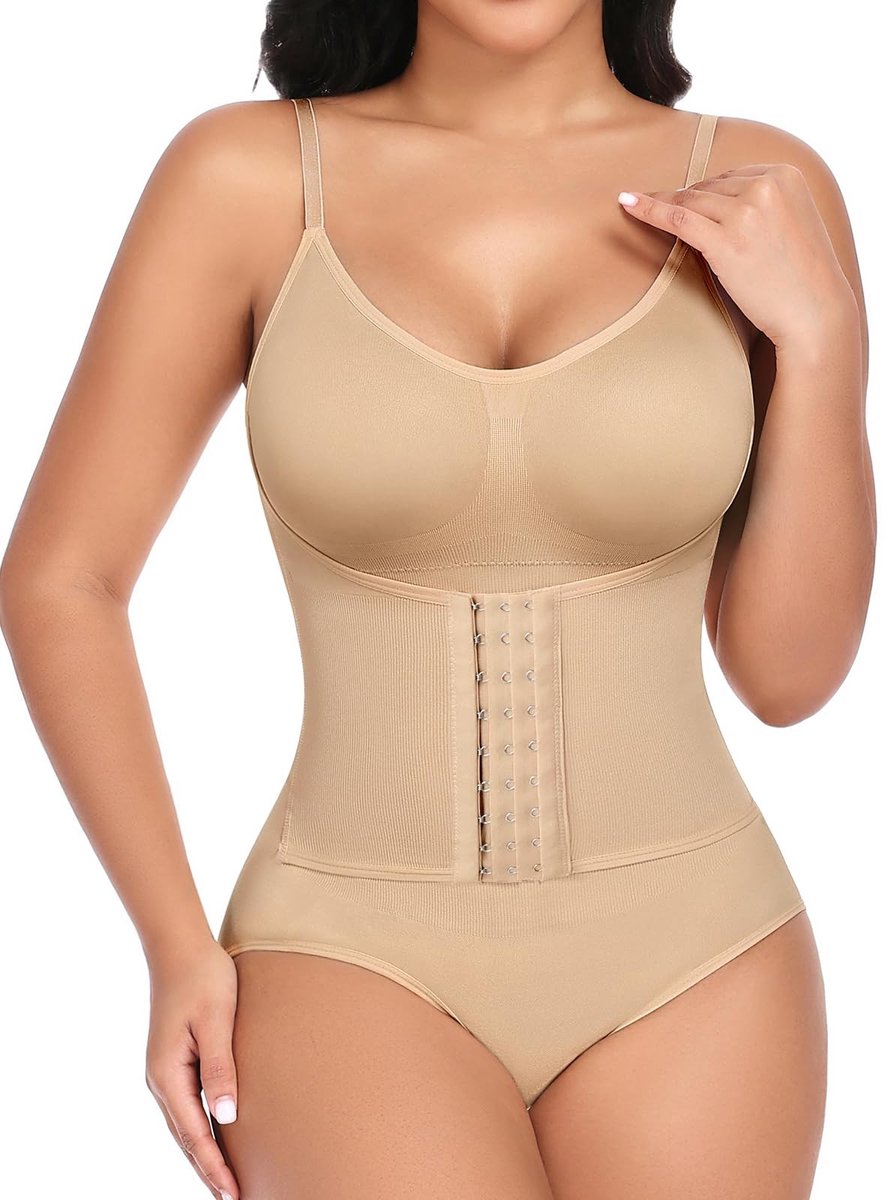 Shaping Bodysuit met Taille Controle - Beige