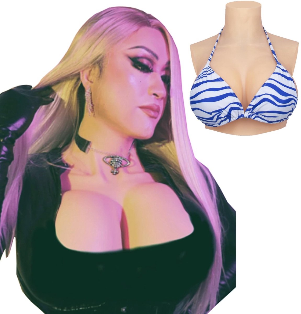 Silicone Borstenplaat C-G Cup - Voor Cosplay en Drag Queen