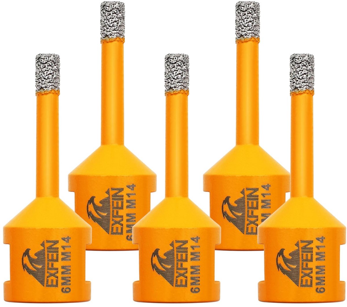 Diamant Boorbit 6 mm - Set van 5 Stuks voor Porselein en Graniet