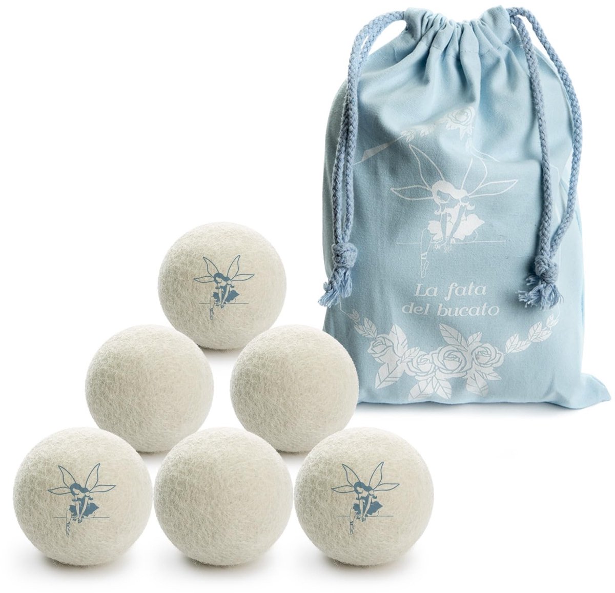 Wolballen voor Wasdroger - 6 Stuks met Tea Tree Geur