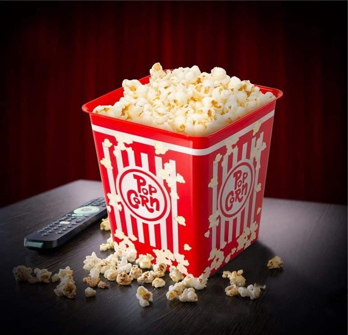 Popcorn Cups - Herbruikbaar - Set van 3 - Rood