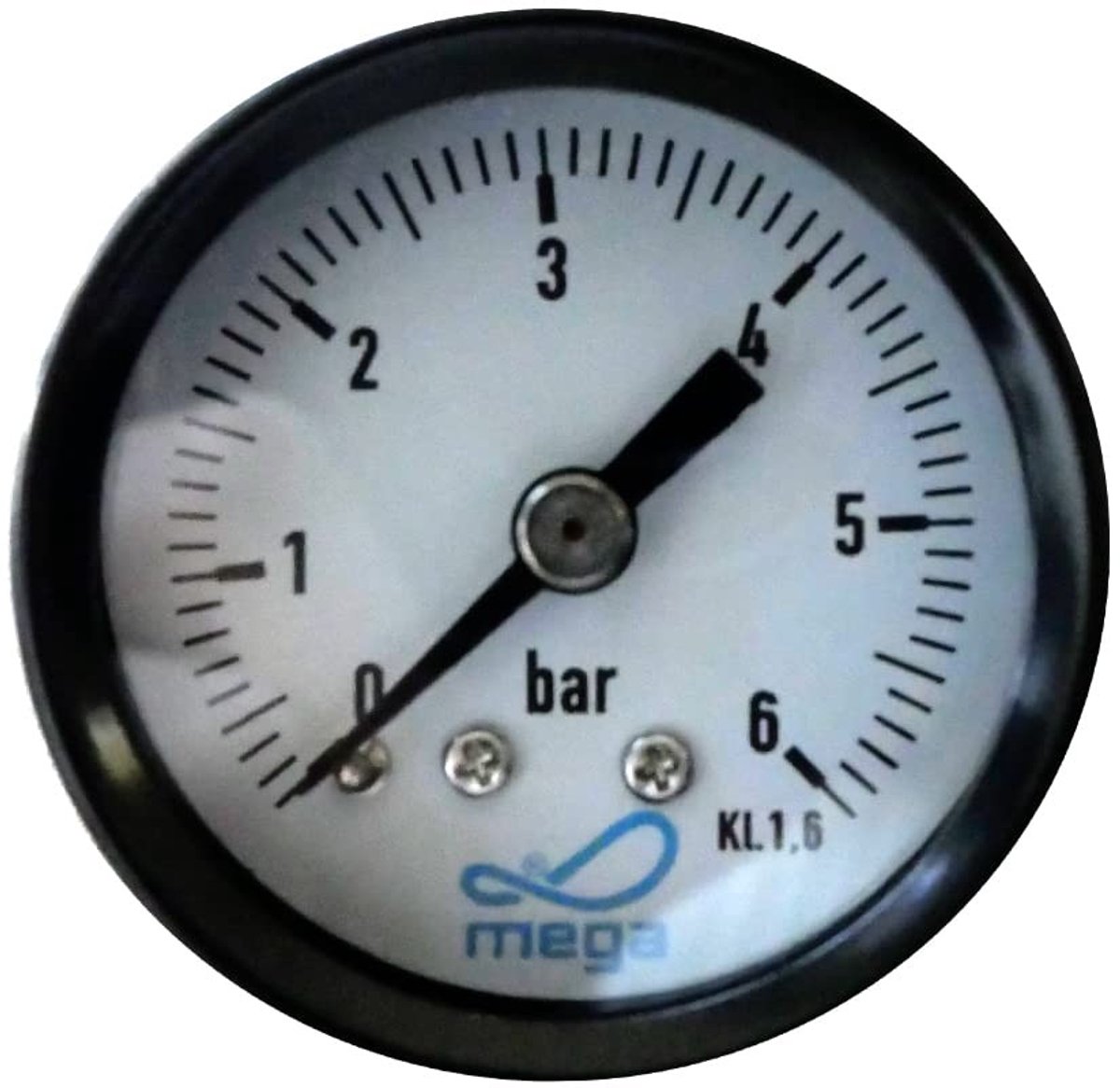 Drukmeter voor zwembadfilter - 0-6 bar met 1/8 inch aansluiting