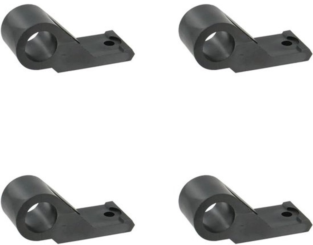 Afstandskettingen - Spanbanden Sluitringen - Klepdeuren Beveiligen - Franse Productie - 20 mm montageafstand - Zwart