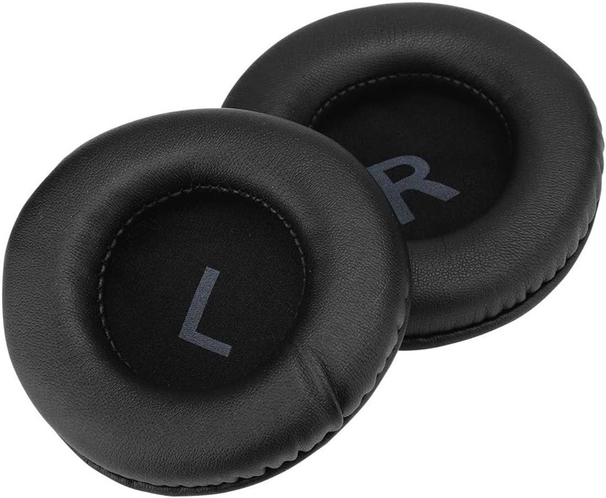 Vervangende Oorkussens van 90 mm van Zacht Schuim voor Hoofdtelefoon - Comfort, Geluid en Pasvorm - Zwart, Set van 2 Paar