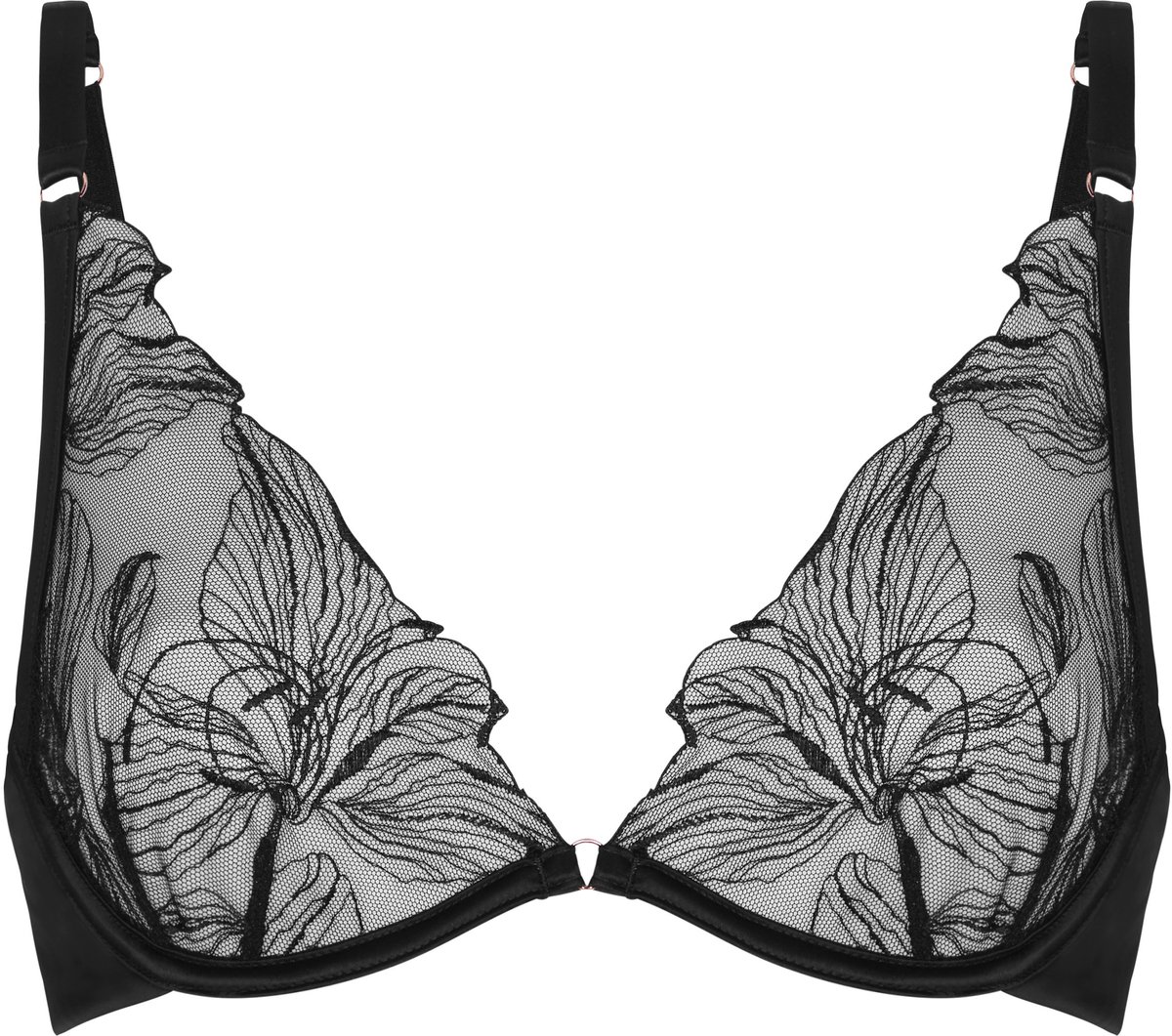 Hunkemöller Niet-Voorgevormde Beugel Bh Ellen Zwart