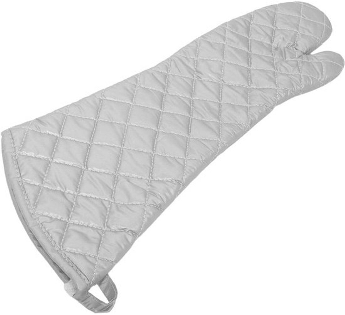 Ovenwanten Lange Hittebestendig - Keukenhandschoenen Bakken Grillen - Keuken Veiligheid - Extra Lange Bescherming - 58 x 19 cm - Zilver