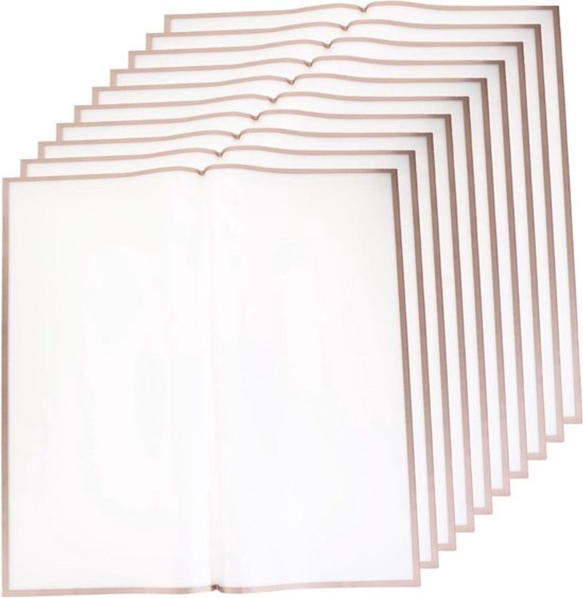 Inpakpapier met Gouden Rand - Cadeaupapier Bloemist - Boeketten Verpakken - Glanzend Iriserend Papier - 40 Vellen - Hemelsblauw