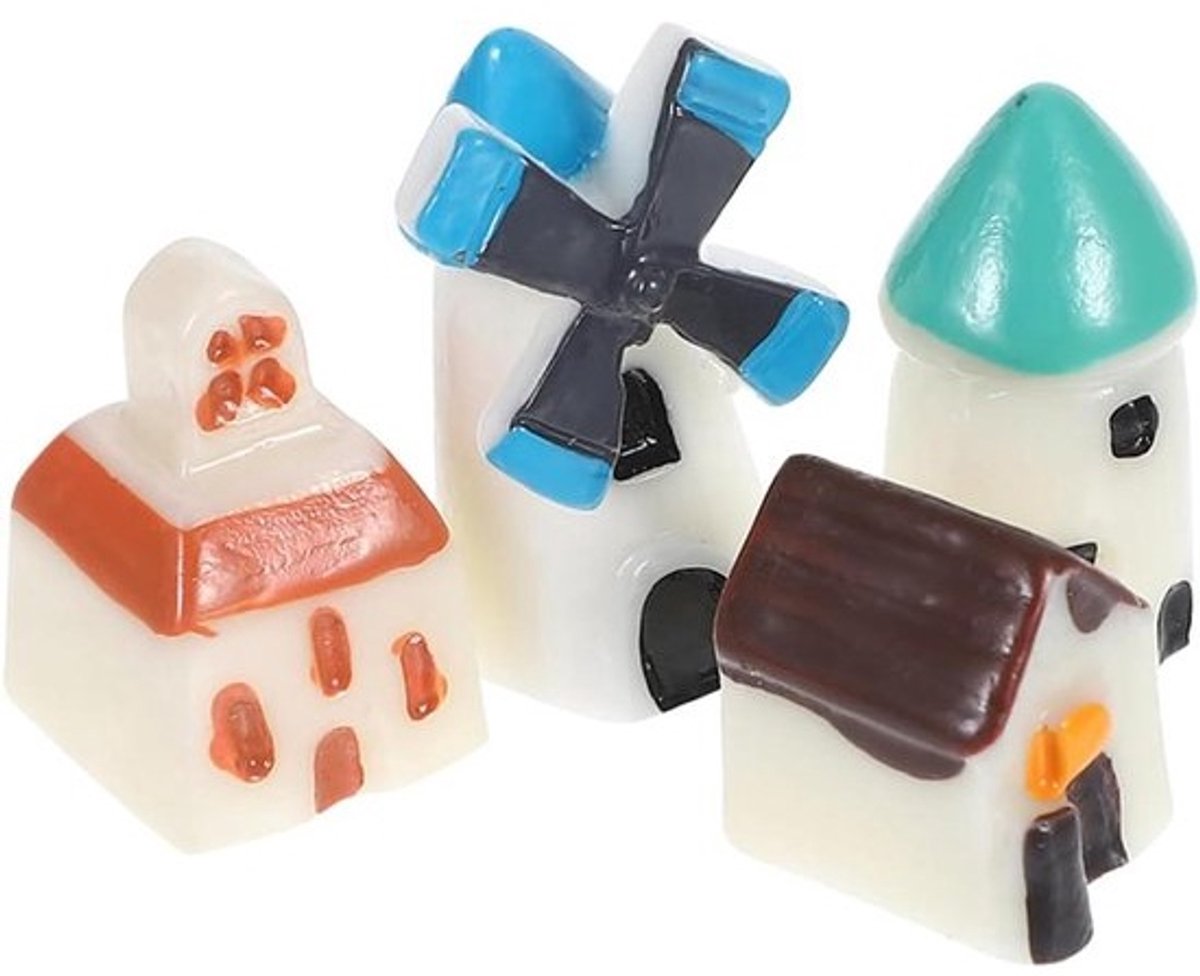 Miniatuur Huisbeeldjes - Feeën Tuin Decoraties - Doe-het-zelf Landschap - Hars Ambacht Diverse Stijlen - 2.40X1.30X1.20CM - Meerkleurig
