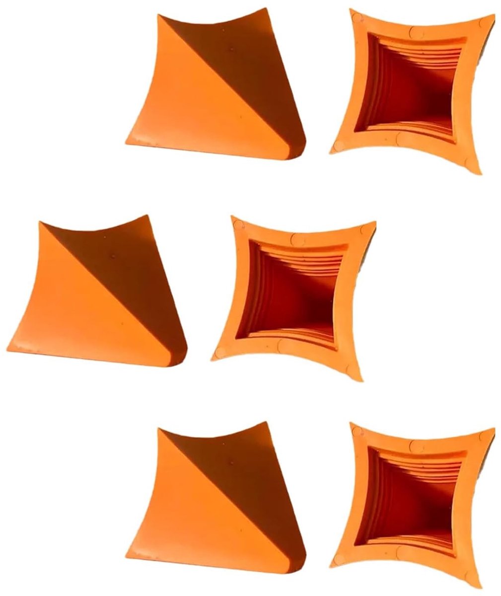 Set van 6 Multifunctionele Siliconen Verwijder- en Afsluitgereedschappen voor Tegels en Vloeren, 3 + 6 mm / 10 + 16 mm Velling voor Precisiewerk en Klusprojecten
