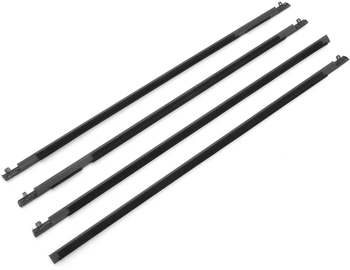 Tochtstrip voor Mazda 3 2006-2012 - Rubberen Afdichting - Zwart