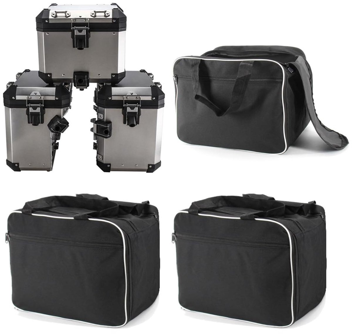 Motor Bag voor R1200GS/R1250GS - Waterdichte Binnenzakken - Set van 3