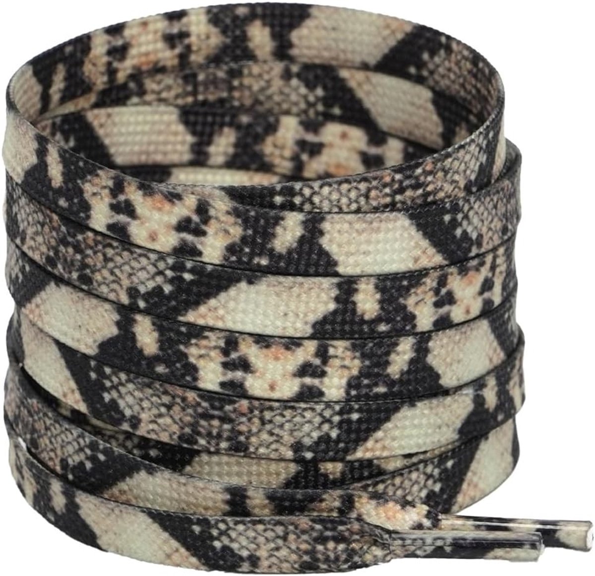 Leopard print veters, gekleurde platte schoenveters, vervangende veters voor sportschoenen en casual schoenen, scheurvast en duurzaam